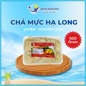 Chả Mực Hạ Long VIP Nguyên Chất (Chiên) - Hút Chân Không - Khay 500gr