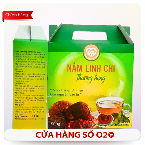 Nấm Linh Chi Thượng Hạng Hộp 500g